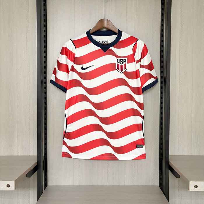 Camisa Estados Unidos 1º Uniforme 26/27 versão torcedor